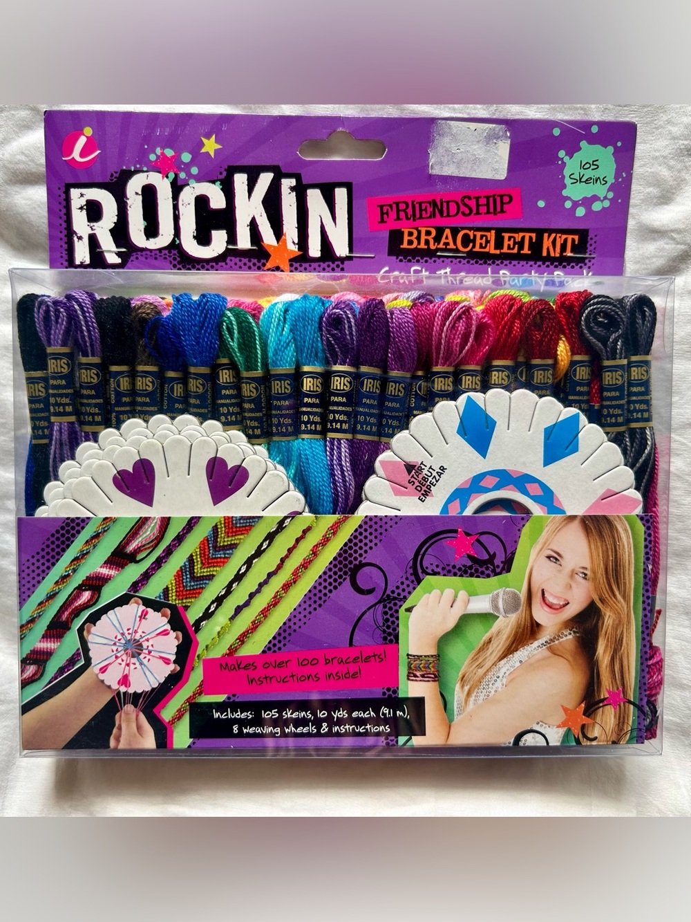 Friendship Bracelet Kit - Multicolor Craft Set